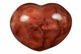 Colorful Carnelian Agate Heart #205321-1